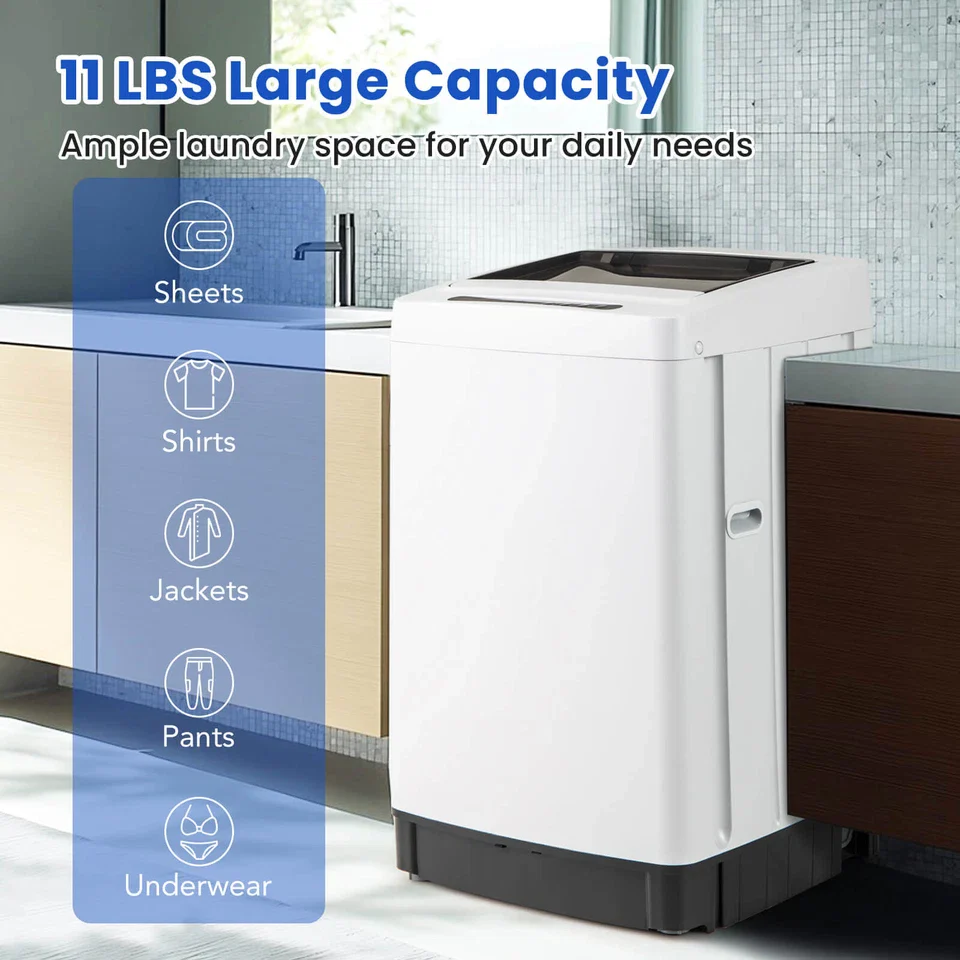 11lbs Full Auto Portable Washer & Spin Dryer - Image 3