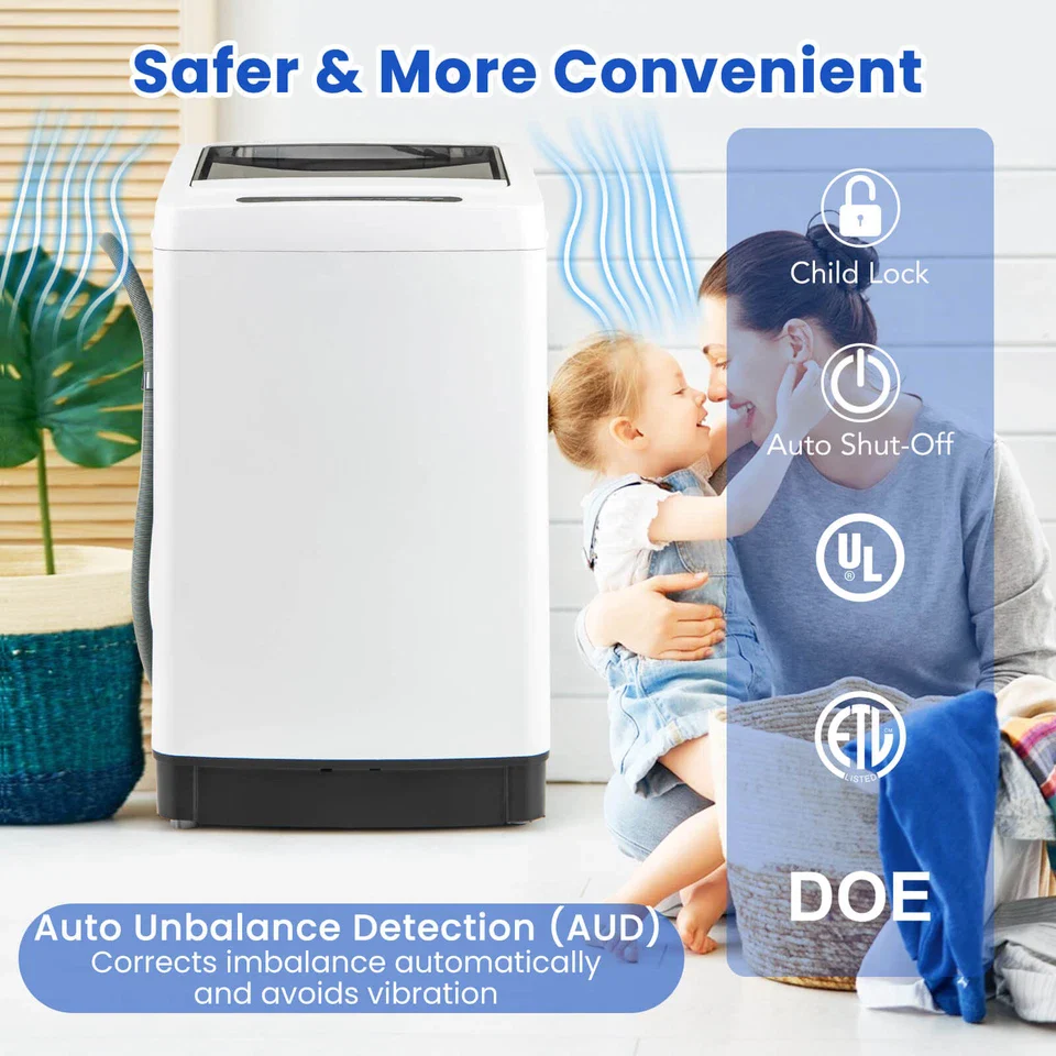 11lbs Full Auto Portable Washer & Spin Dryer - Image 6