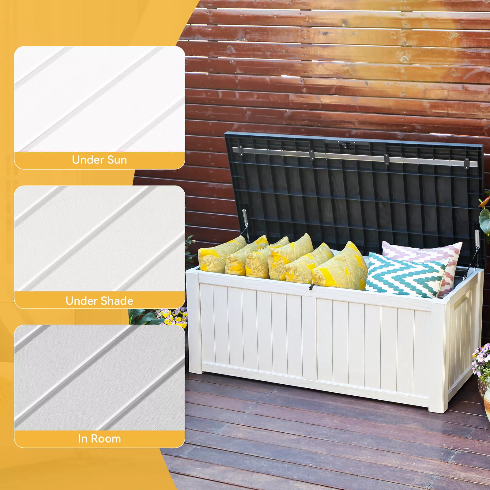 120 Gallon Outdoor Storage Deck Box - Image 6