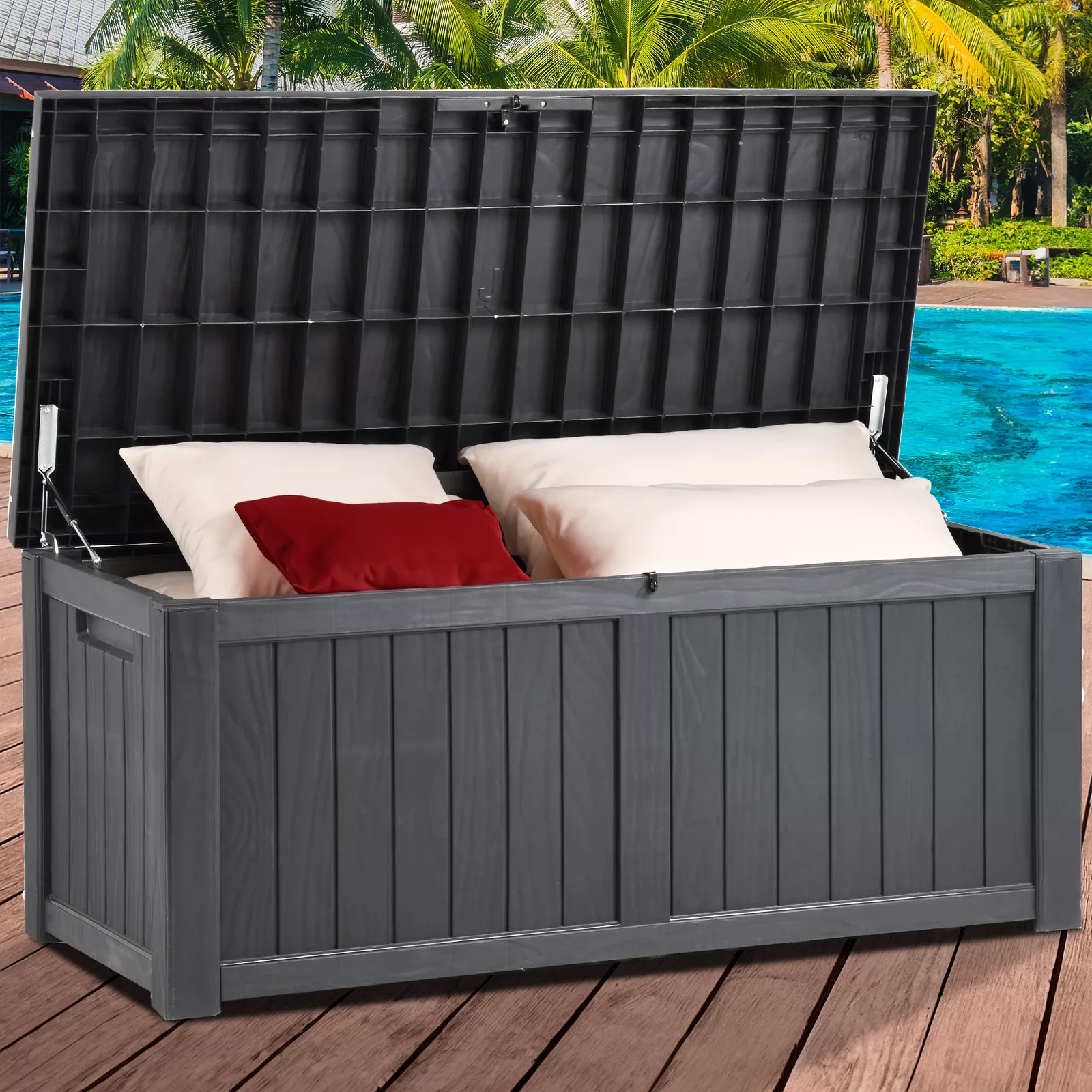 120 Gallon Outdoor Storage Deck Box - Image 9