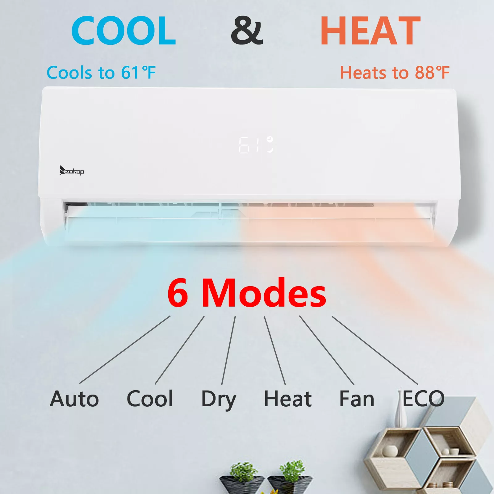 12000 BTU Mini Split Heat Pump Air Conditioner - Image 5