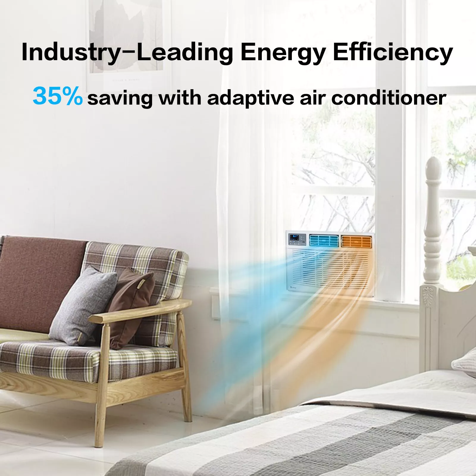12000 BTU Window Heat Pump Air Conditioner - Image 4