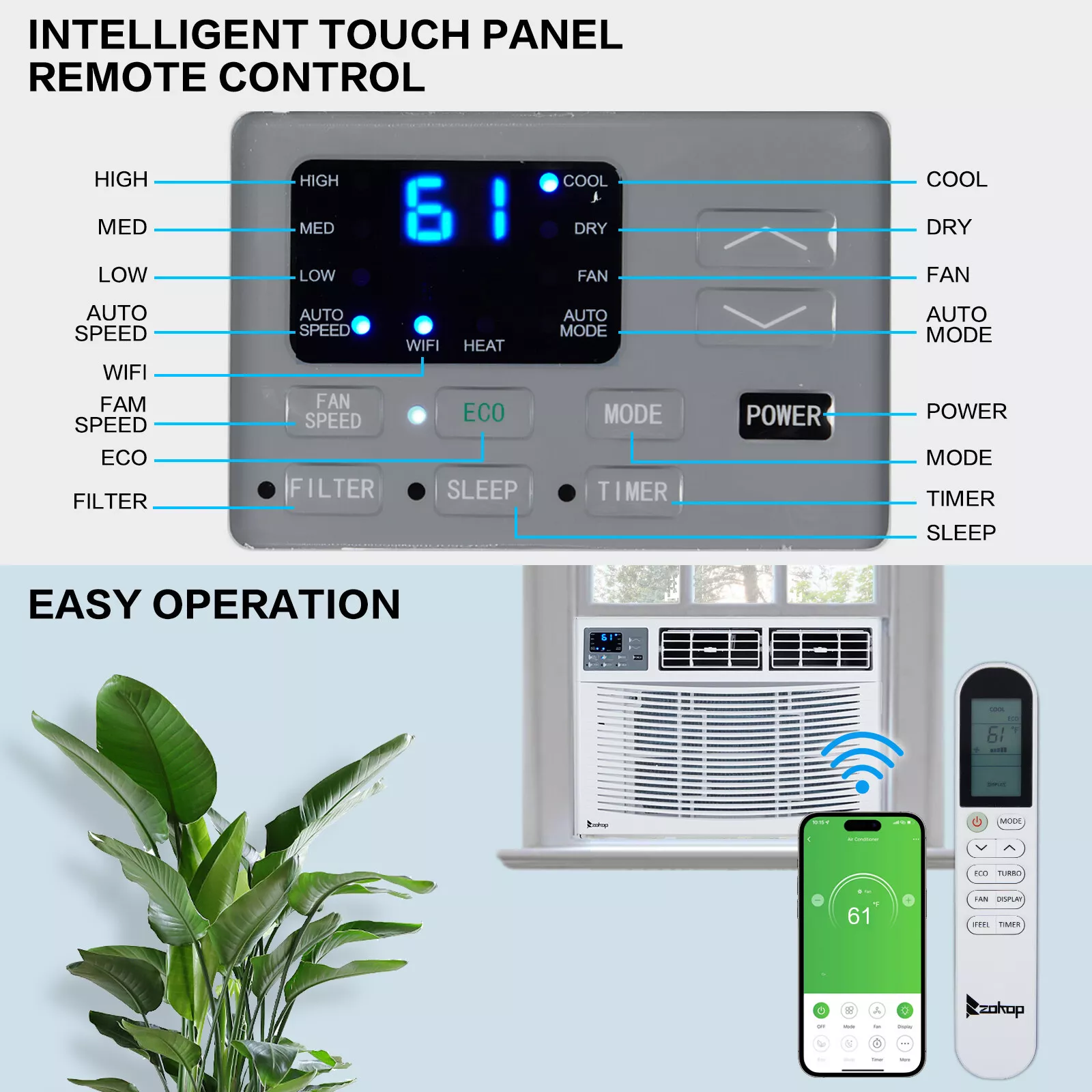12000 BTU Window Heat Pump Air Conditioner - Image 6