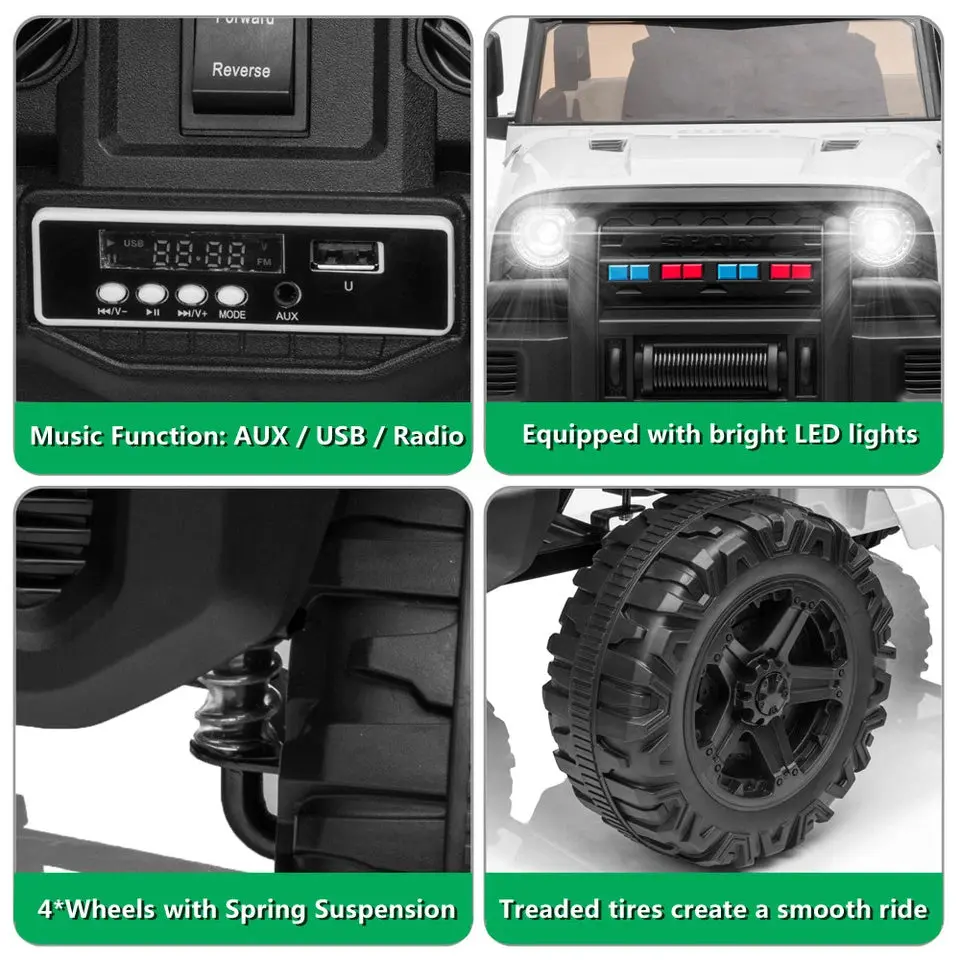 12V Electric Ride On Car W/ Remote Control - Image 7
