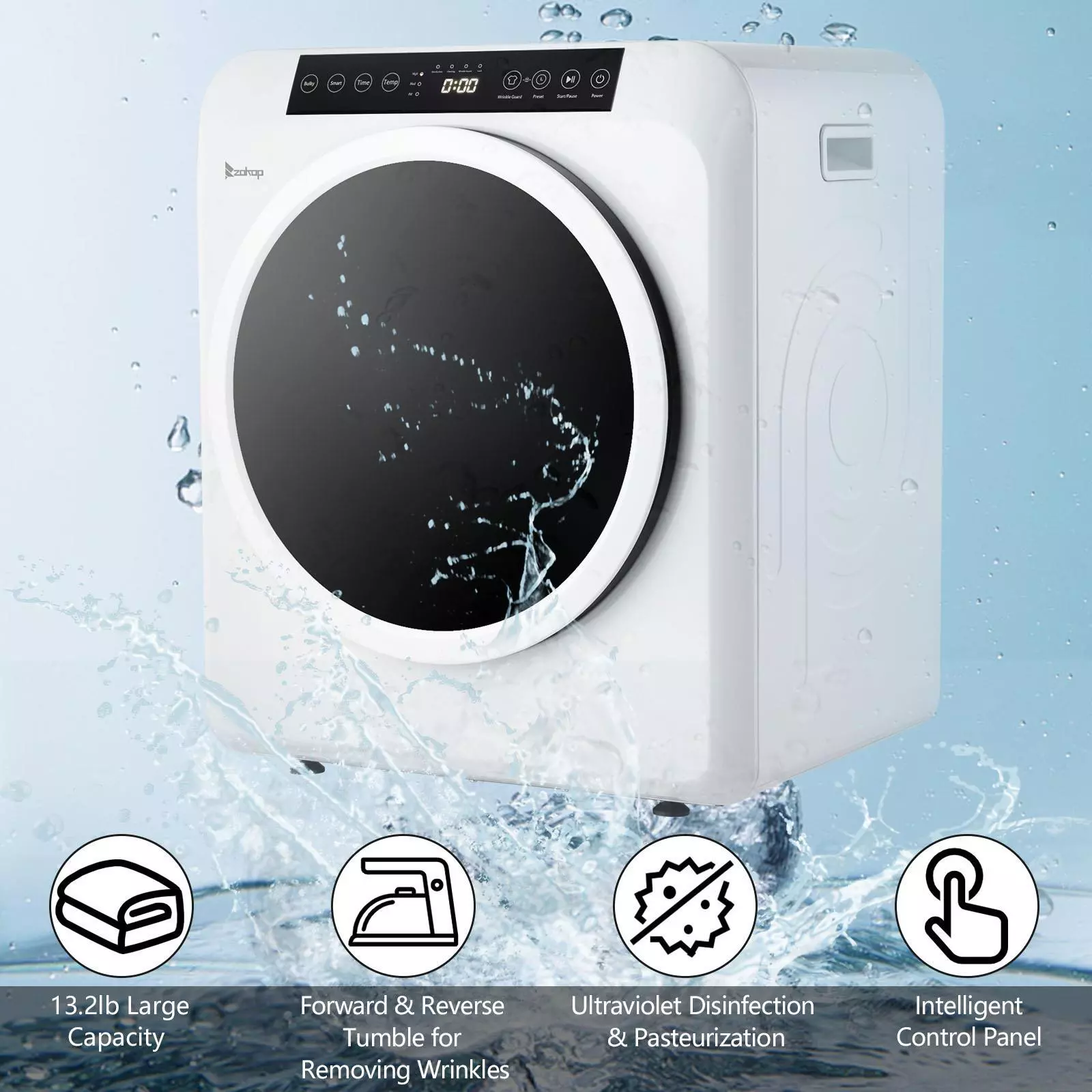 13lbs Portable Tumble Dryer Machine - Image 7