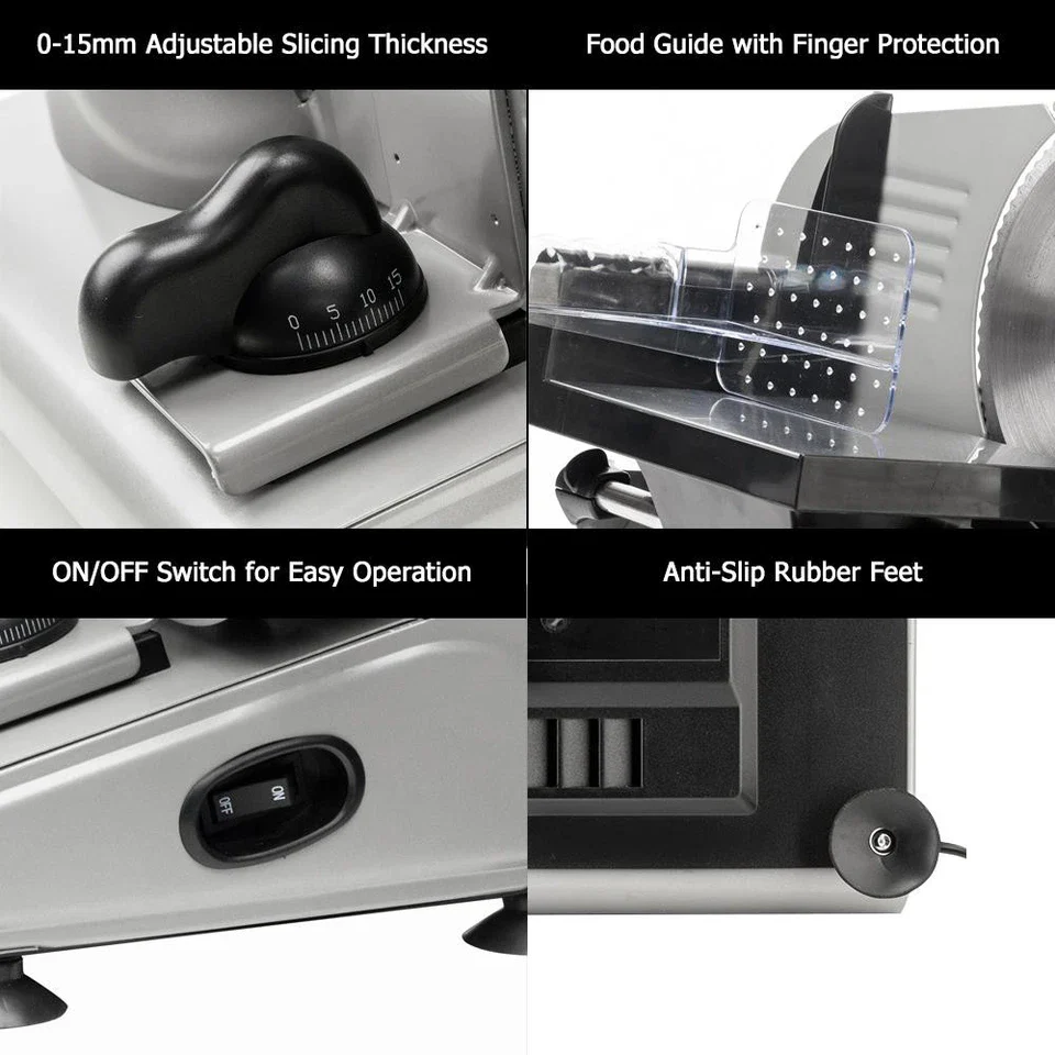 150W Commercial Meat Slicer - Image 6