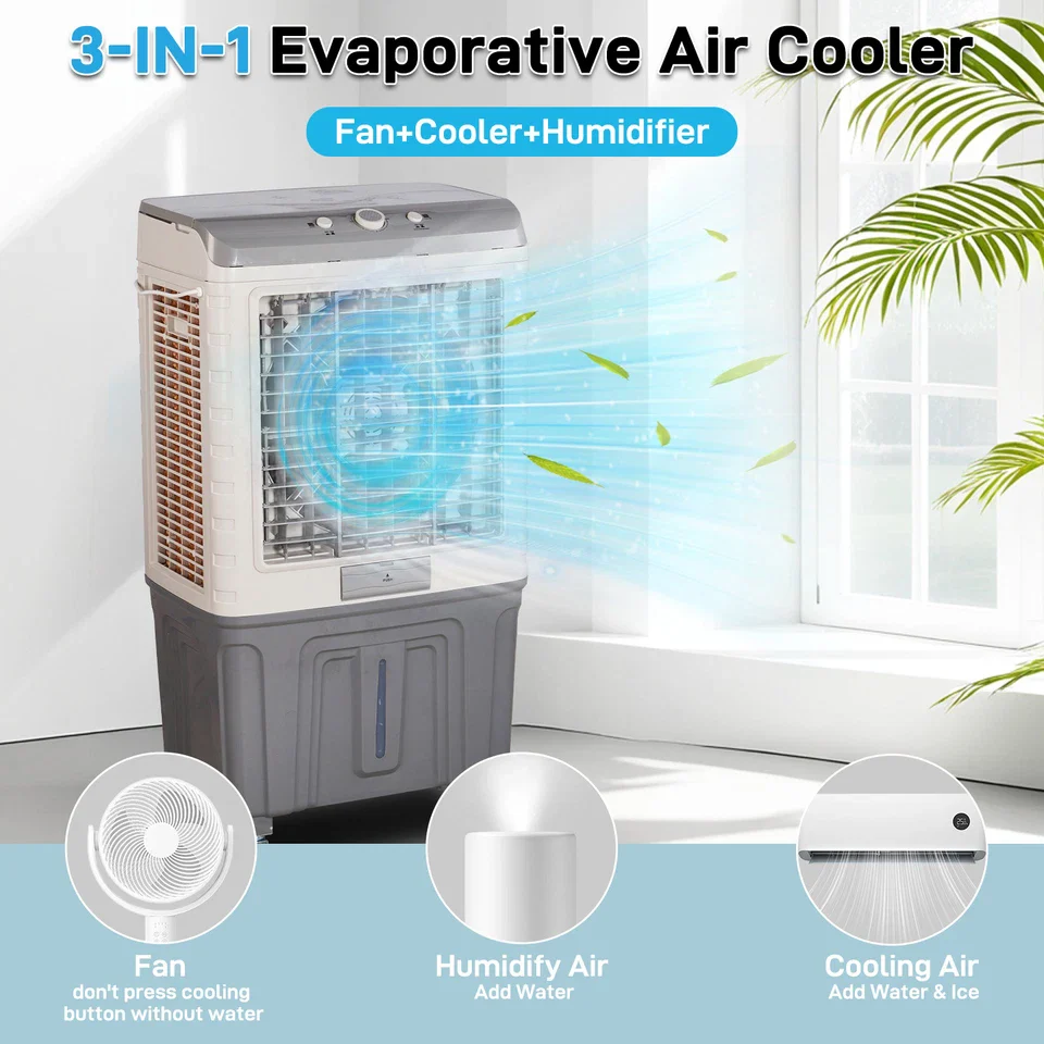 15Gal Portable Evaporative Swamp Cooler - Image 2