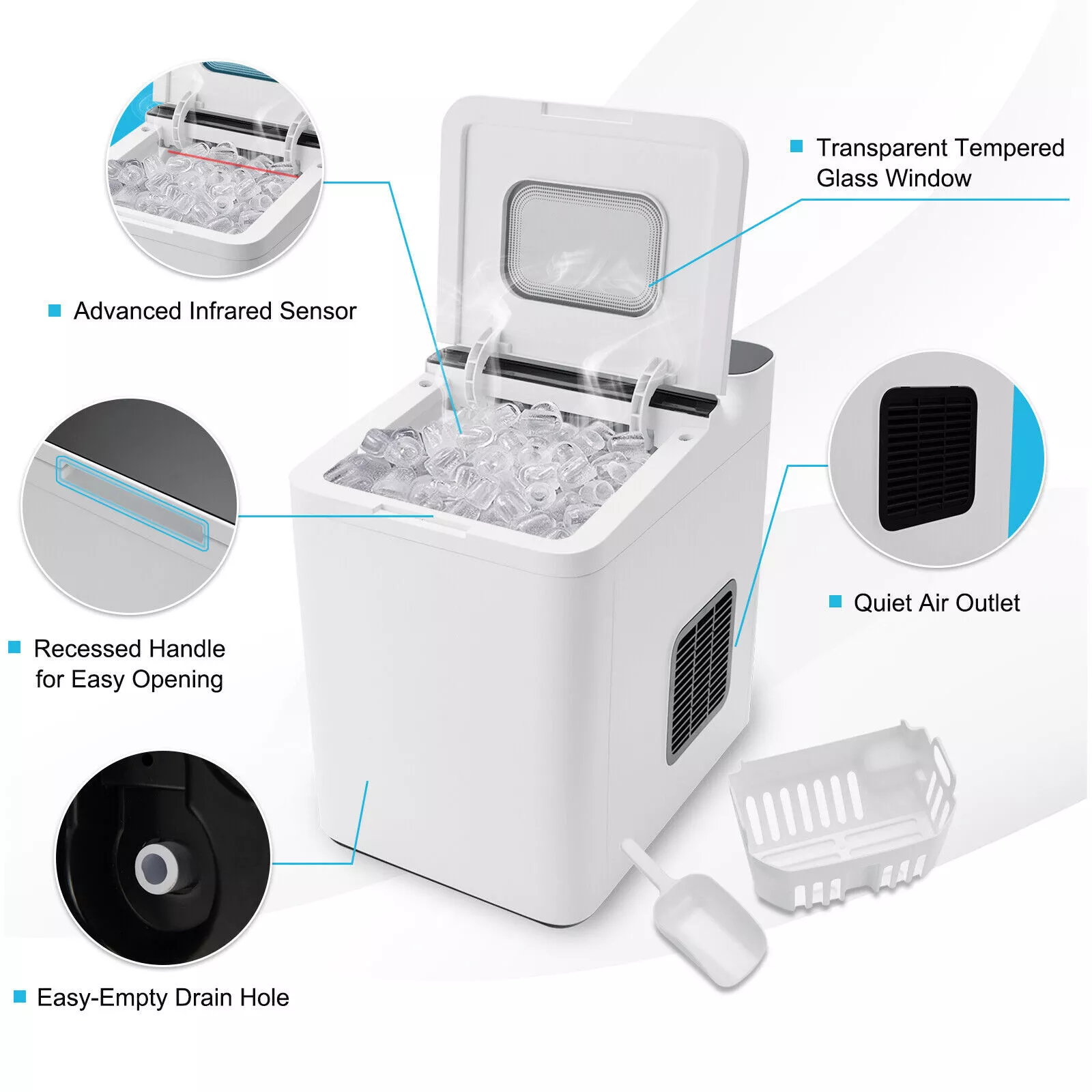 15KG Ice Cube Maker Machine - Image 4