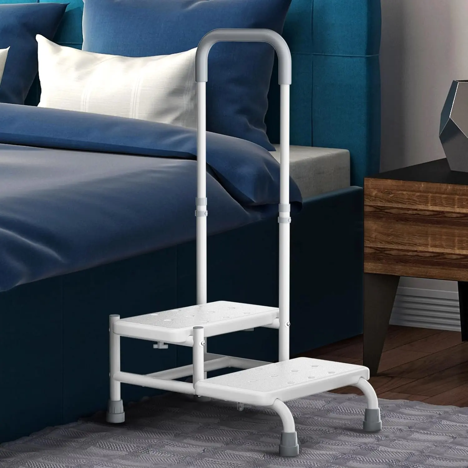 16" Elderly Bedside Step Stool - Image 5