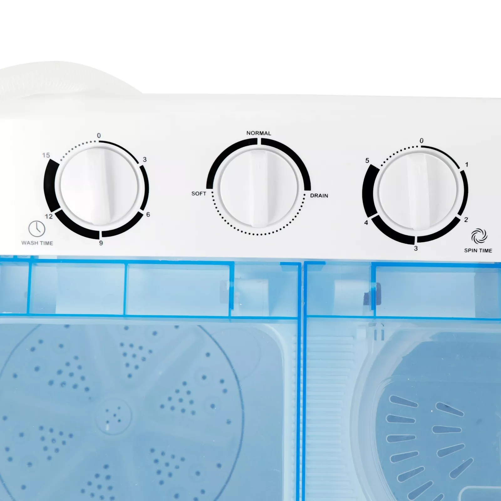 17.6lbs Twin Tub Portable Washer & Spin Dryer - Image 8