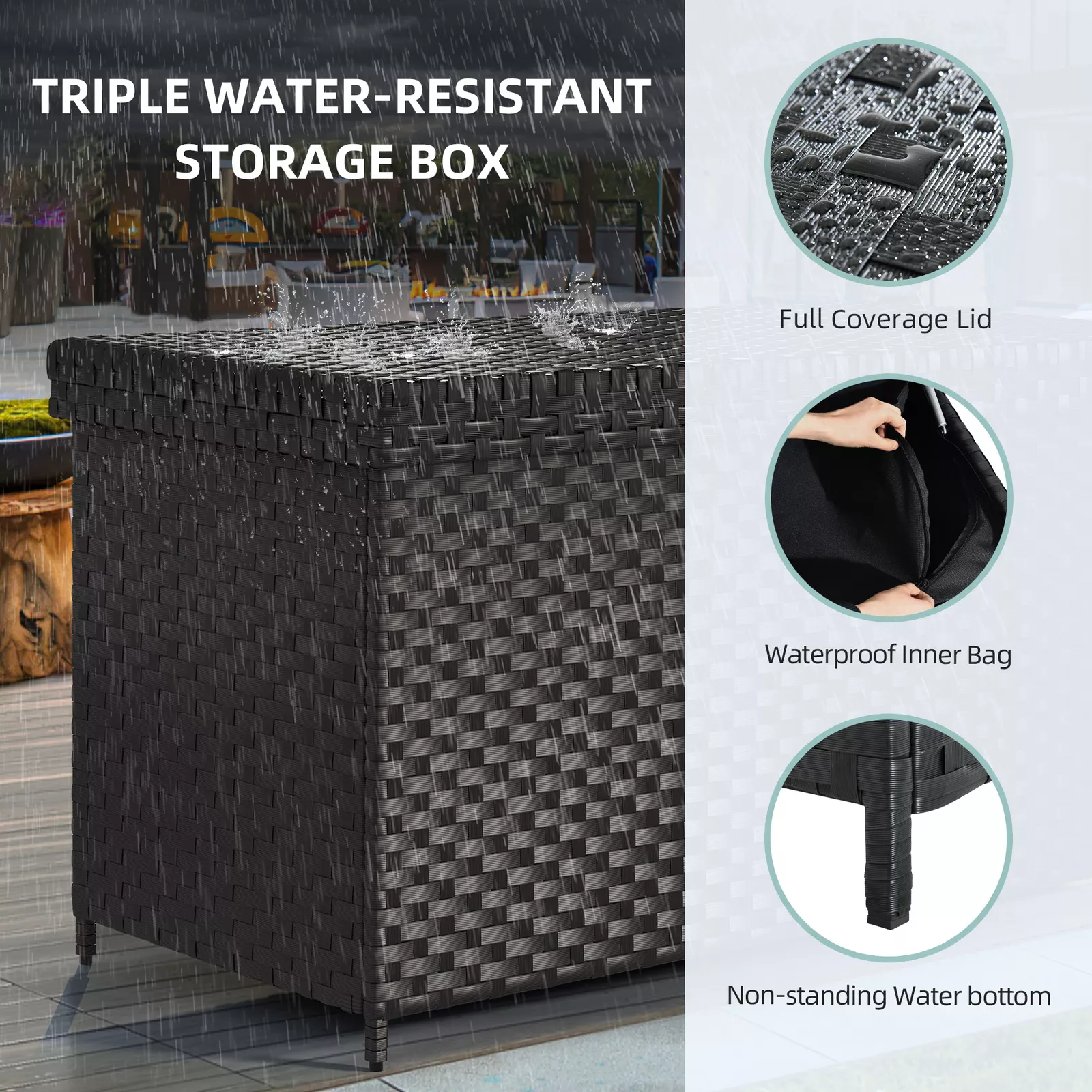 170 Gallon Outdoor Storage Deck Box - Image 4