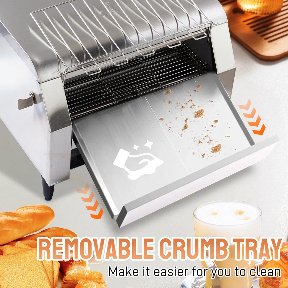 1700W Restaurant Commercial Toaster - Image 7