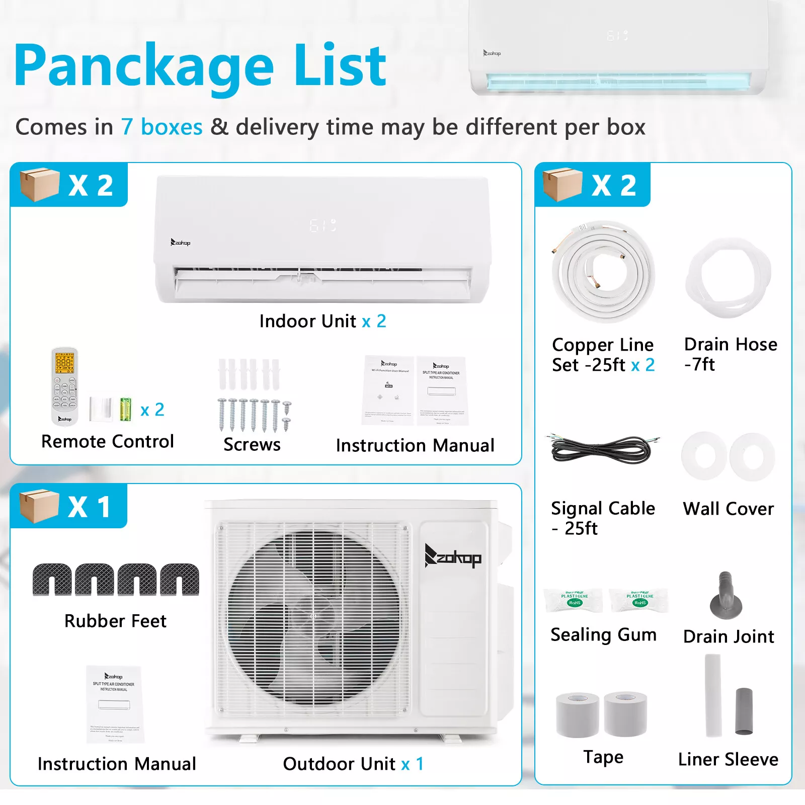 18000 BTU Mini Split Heat Pump Air Conditioner - Image 7