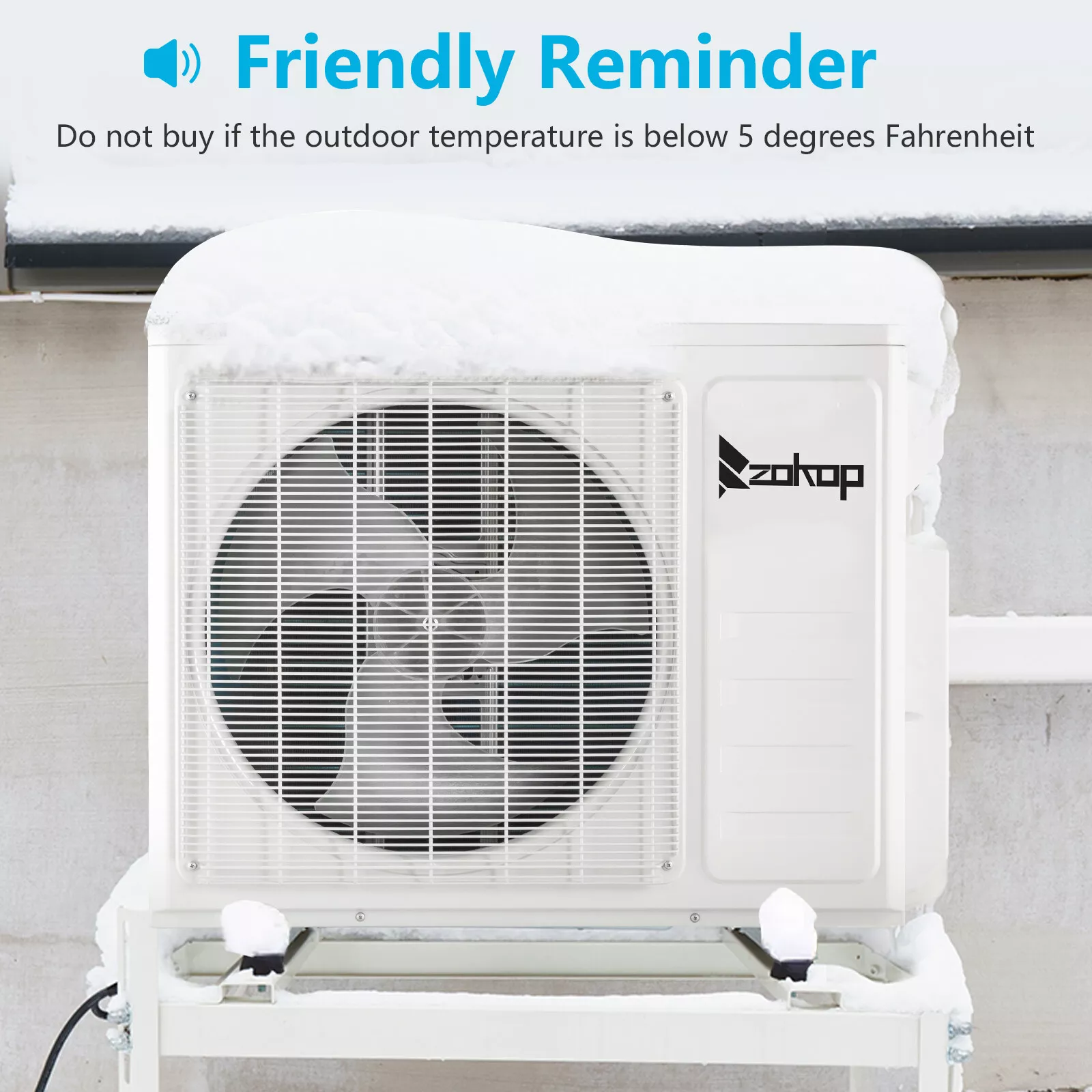 18000 BTU Mini Split Heat Pump Air Conditioner - Image 8