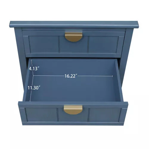 2 Drawers Living Room End Table - Image 5