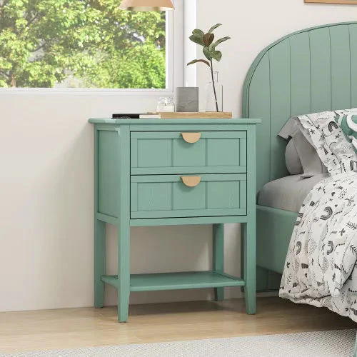 2 Drawers Living Room End Table - Image 7