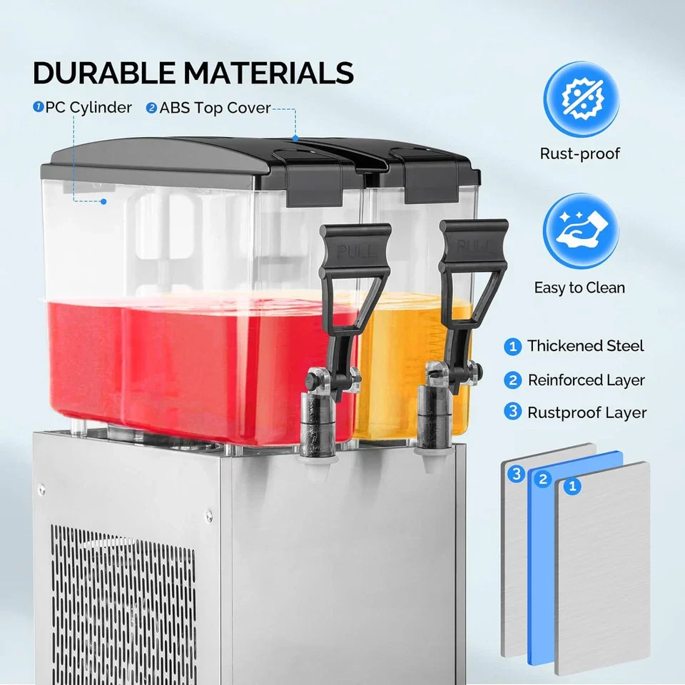 20L Double Commercial Beverage Dispenser - Image 3