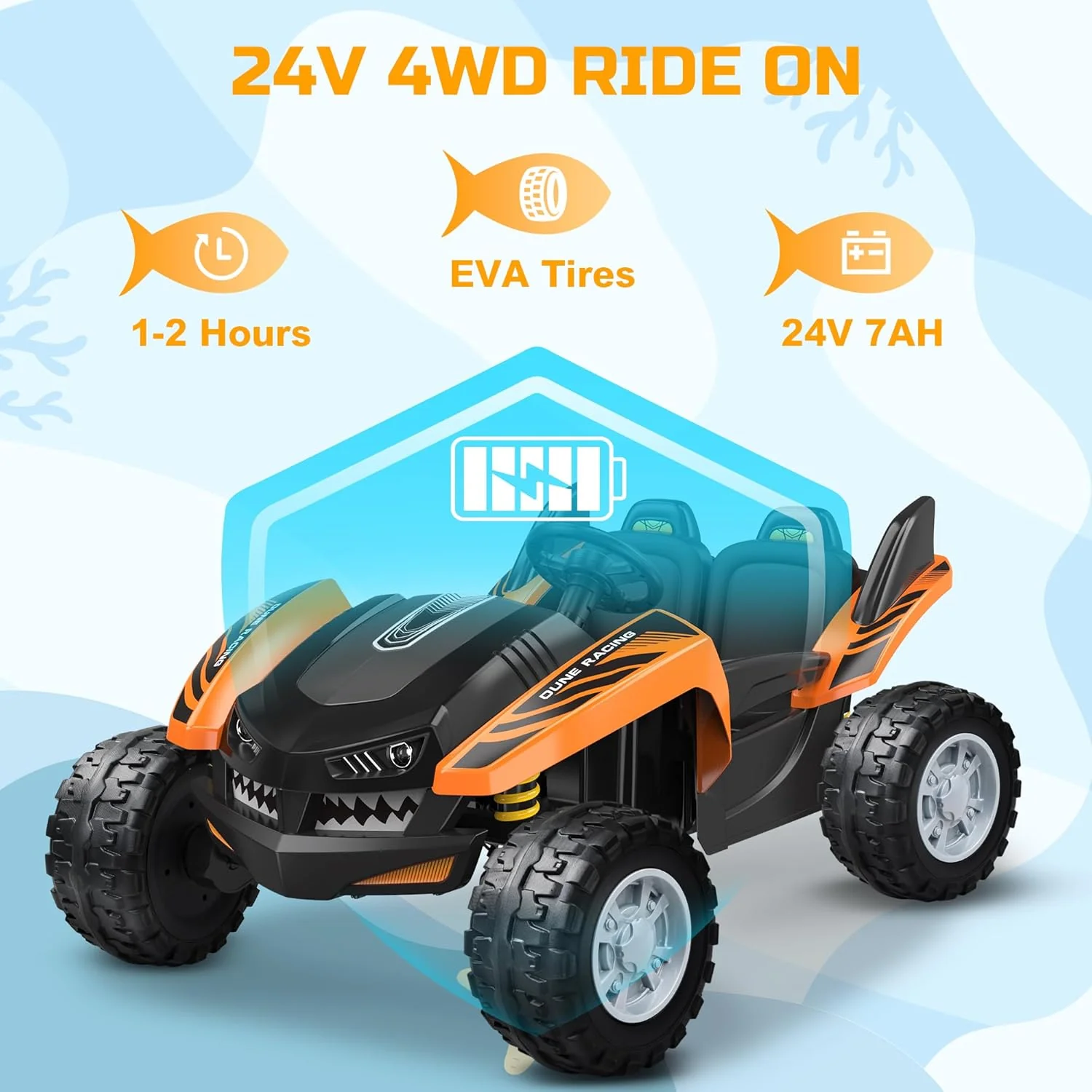 24V 4x4 Dune Racer Ride-On Car - Image 5