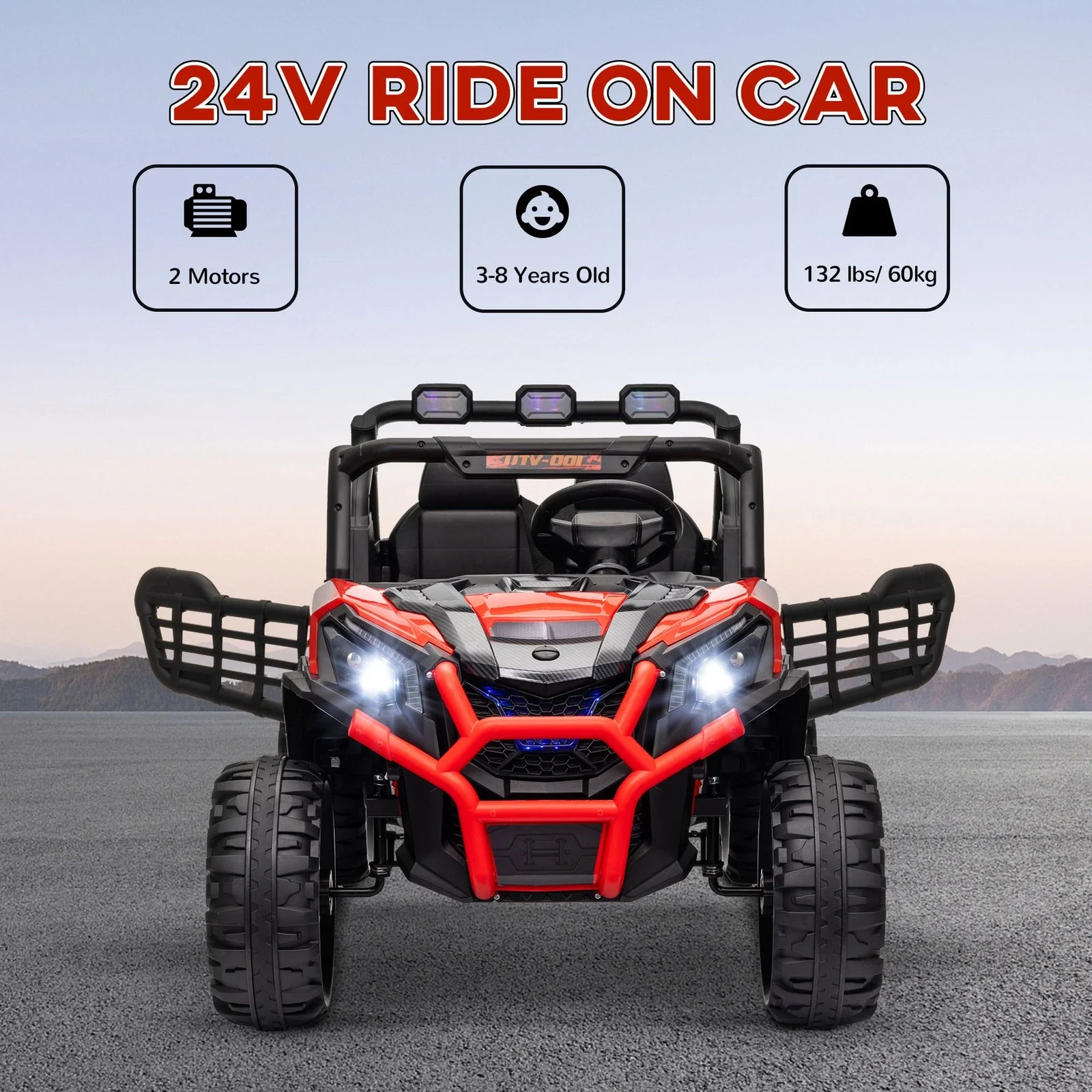 24V Kid's Electric Ride On Jeep Car - Image 3