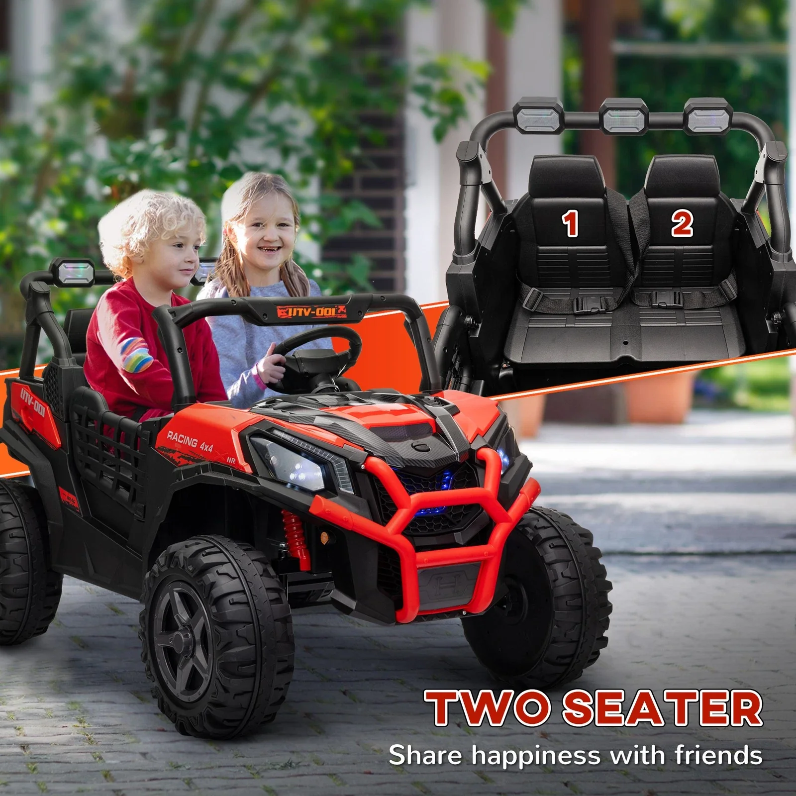 24V Kid's Electric Ride On Jeep Car - Image 4