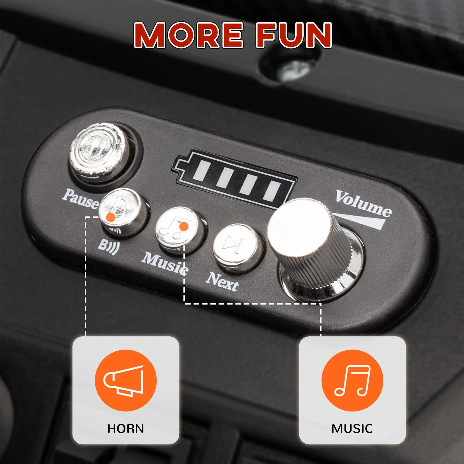 24V Kid's Electric Ride On Jeep Car - Image 8