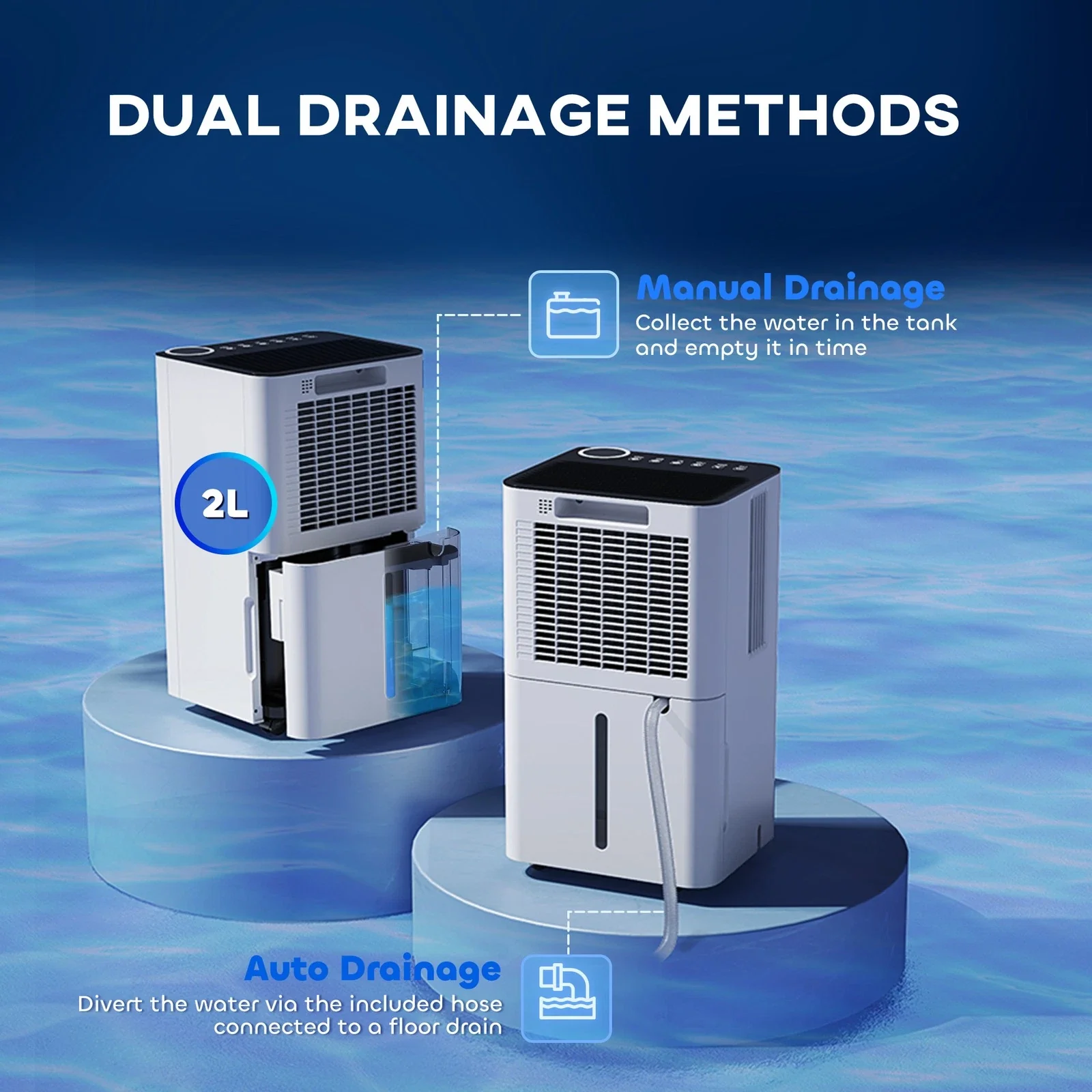 25 Pints Small Portable Dehumidifier - Image 5
