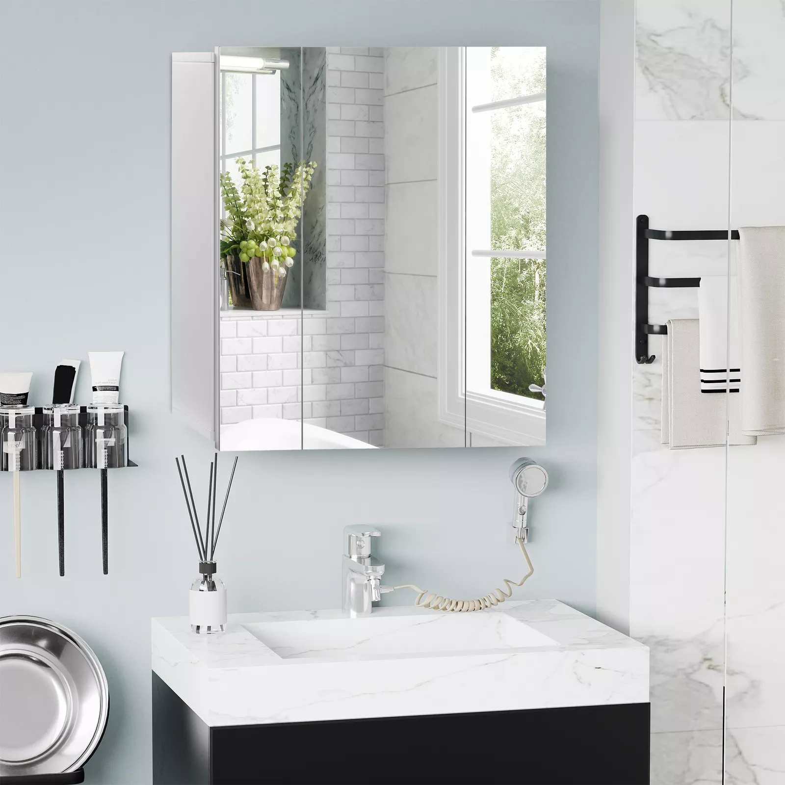 27" Mirrored Medicine Cabinet