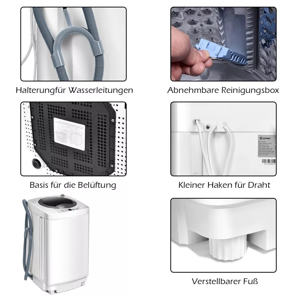 3.5KG Portable Washing Machine & Spin Dryer - Image 4