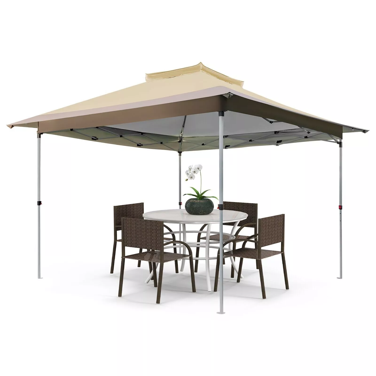 3.5x3.5 Outdoor Pop Up Garden Gazebo - Image 2