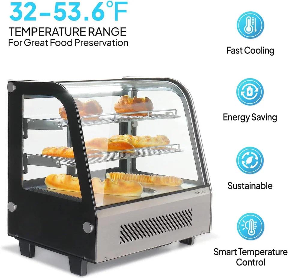 3.7 Cu Ft Countertop Display Case Fridge - Image 3