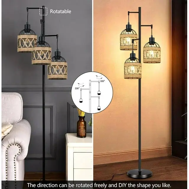 3 Lanterns Living Room Floor Lamp - Image 4