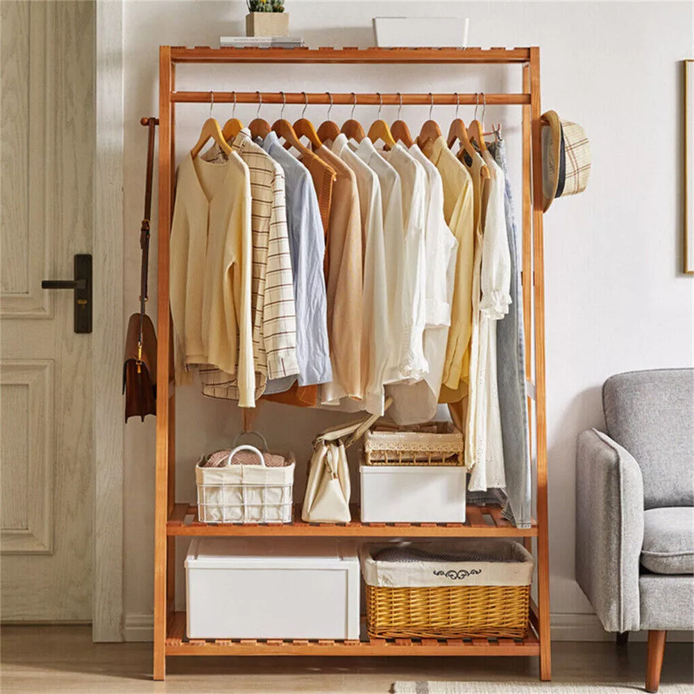 31" Heavy Duty Wardrobe Clothes Rack - Image 2