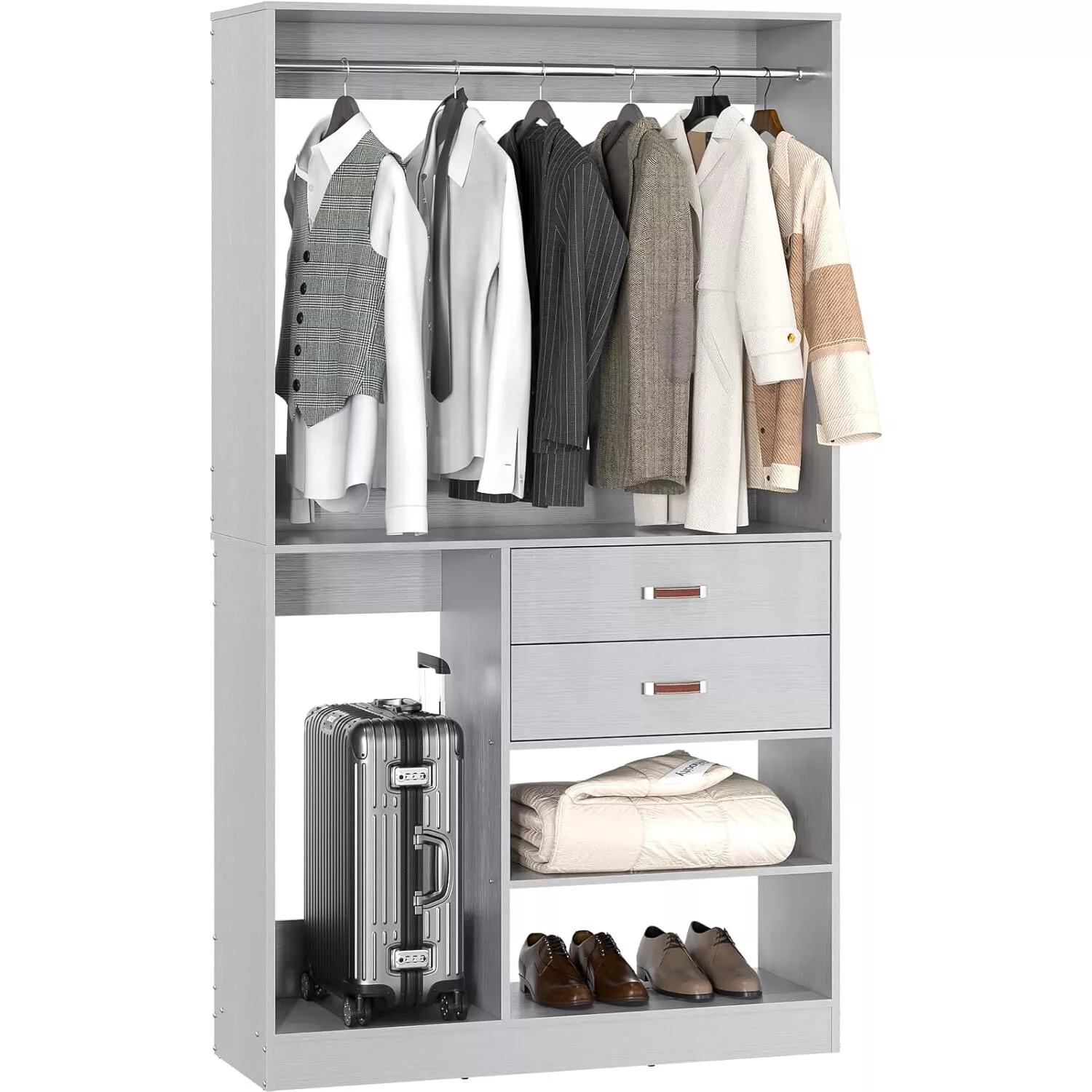 39" Walk In Closet System With Drawers - Image 2