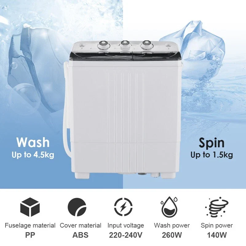 4.5KG Portable Washing Machine & Spin Dryer - Image 5