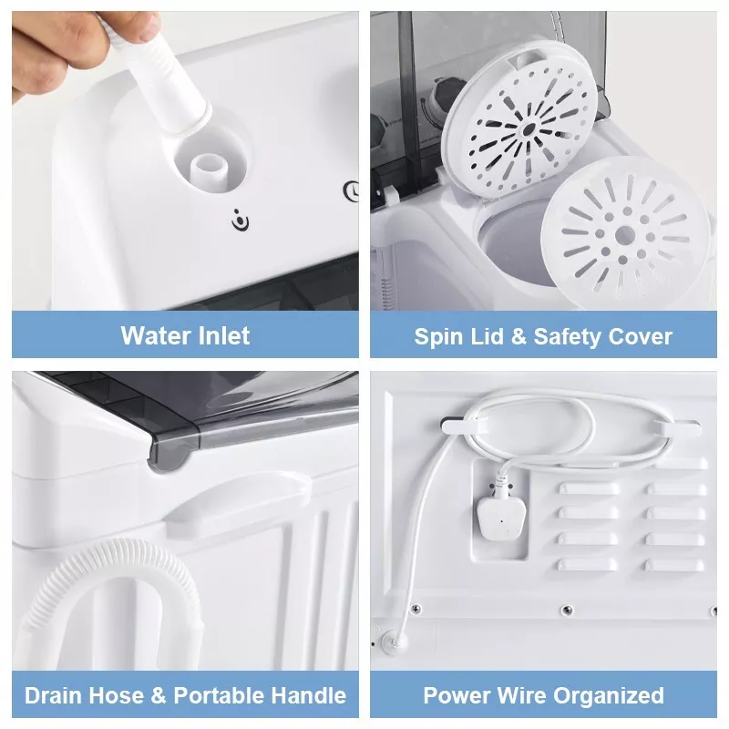 4.5KG Portable Washing Machine & Spin Dryer - Image 7