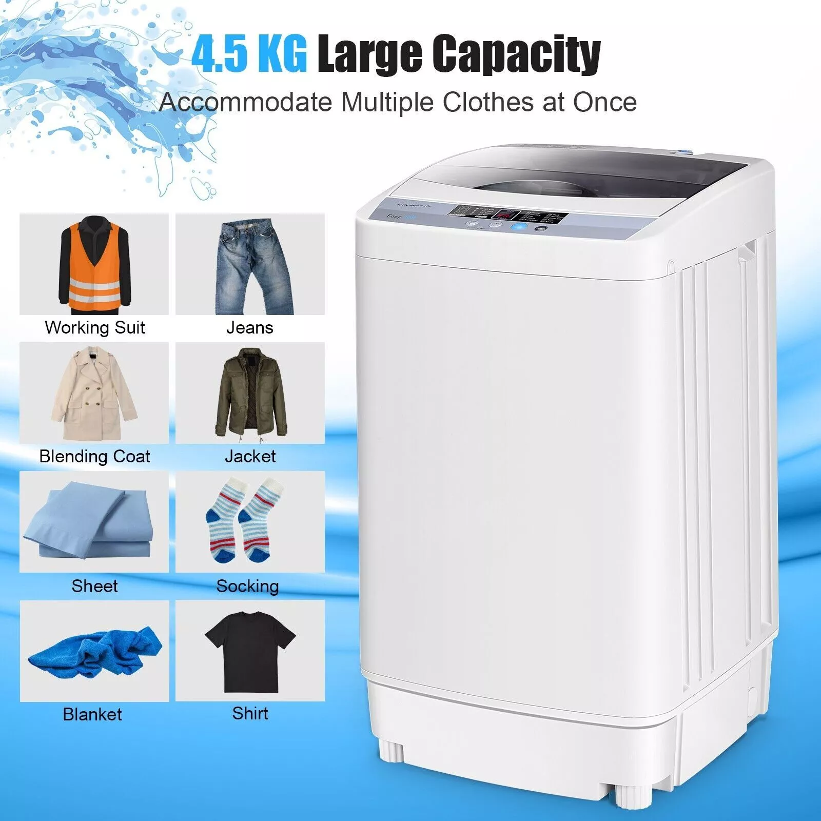 4.5KG Portable Washing Machine & Spin Dryer - Image 3