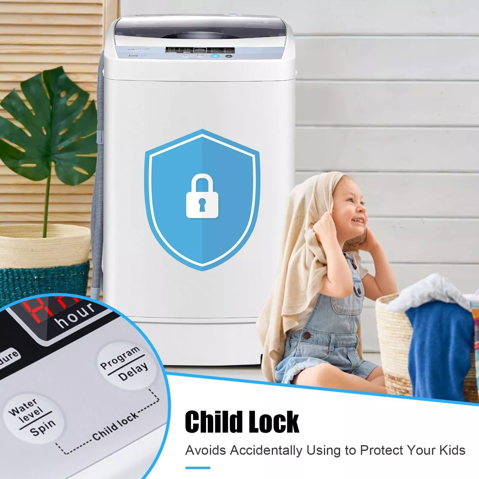 4.5KG Portable Washing Machine & Spin Dryer - Image 4