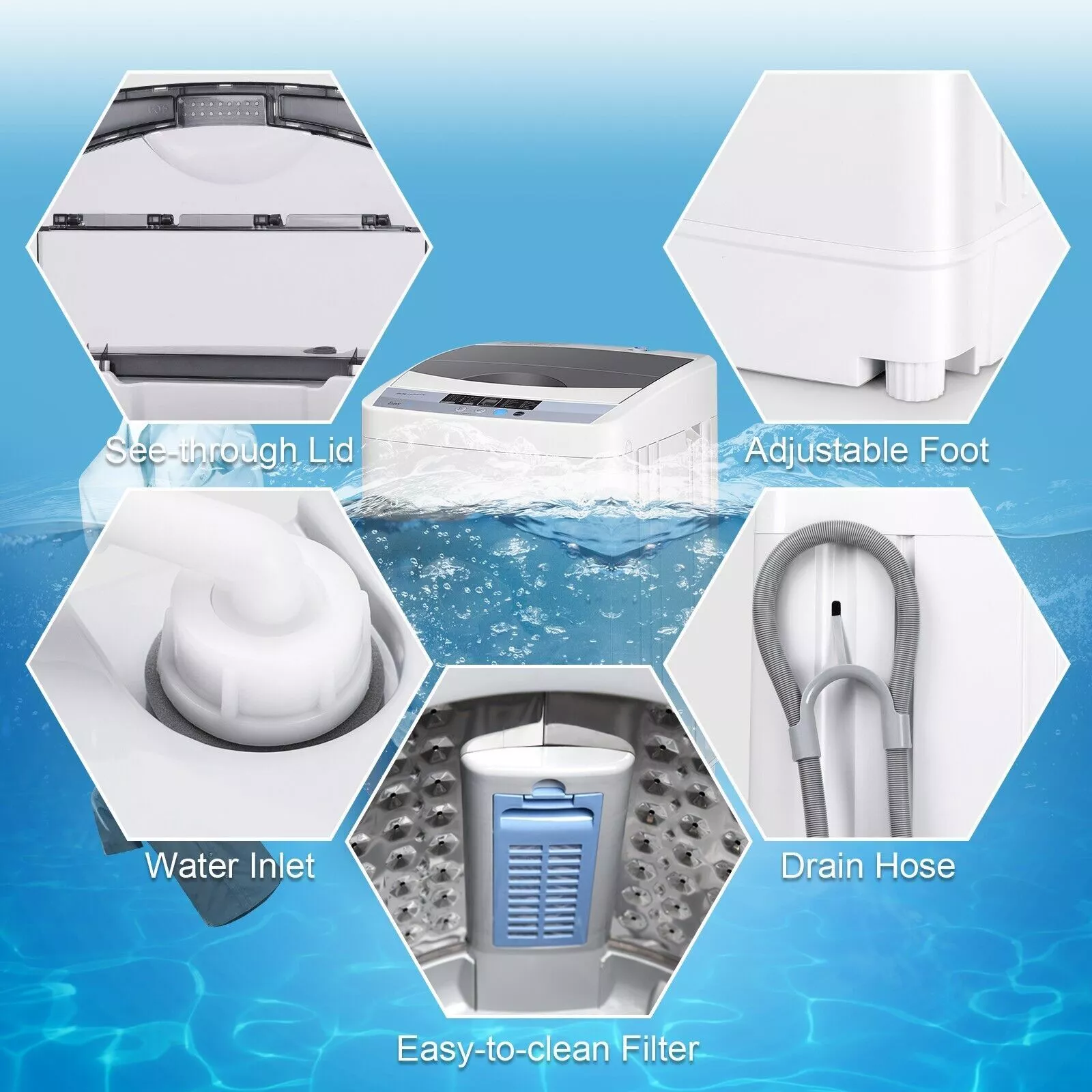 4.5KG Portable Washing Machine & Spin Dryer - Image 7