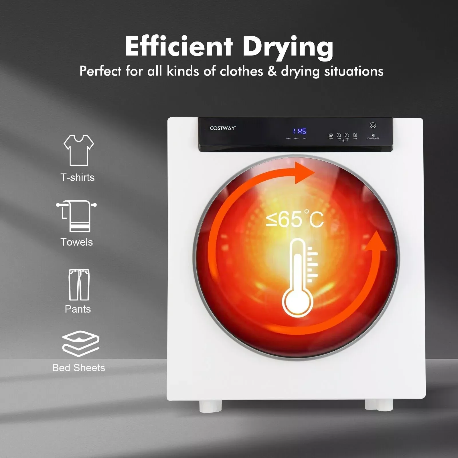 4KG Electric Vented Tumble Dryer - Image 7