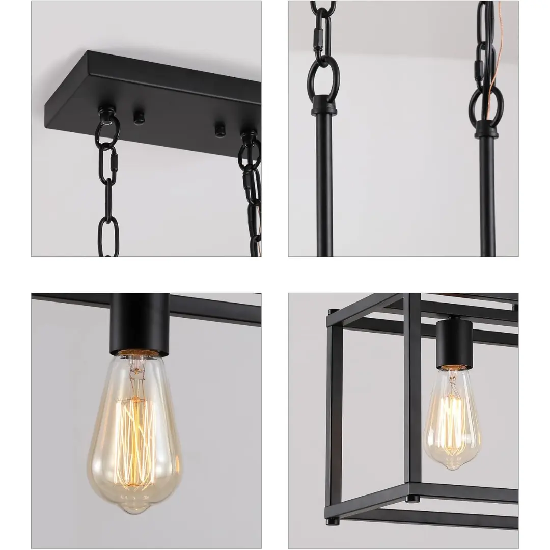 5 Lights Farmhouse Dining Room Chandelier - Image 4