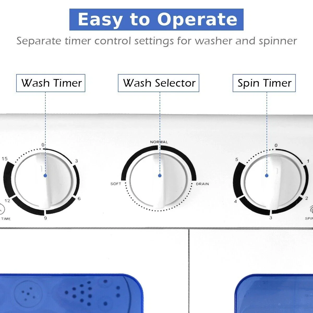 5KG Portable Washing Machine & Spin Dryer - Image 6