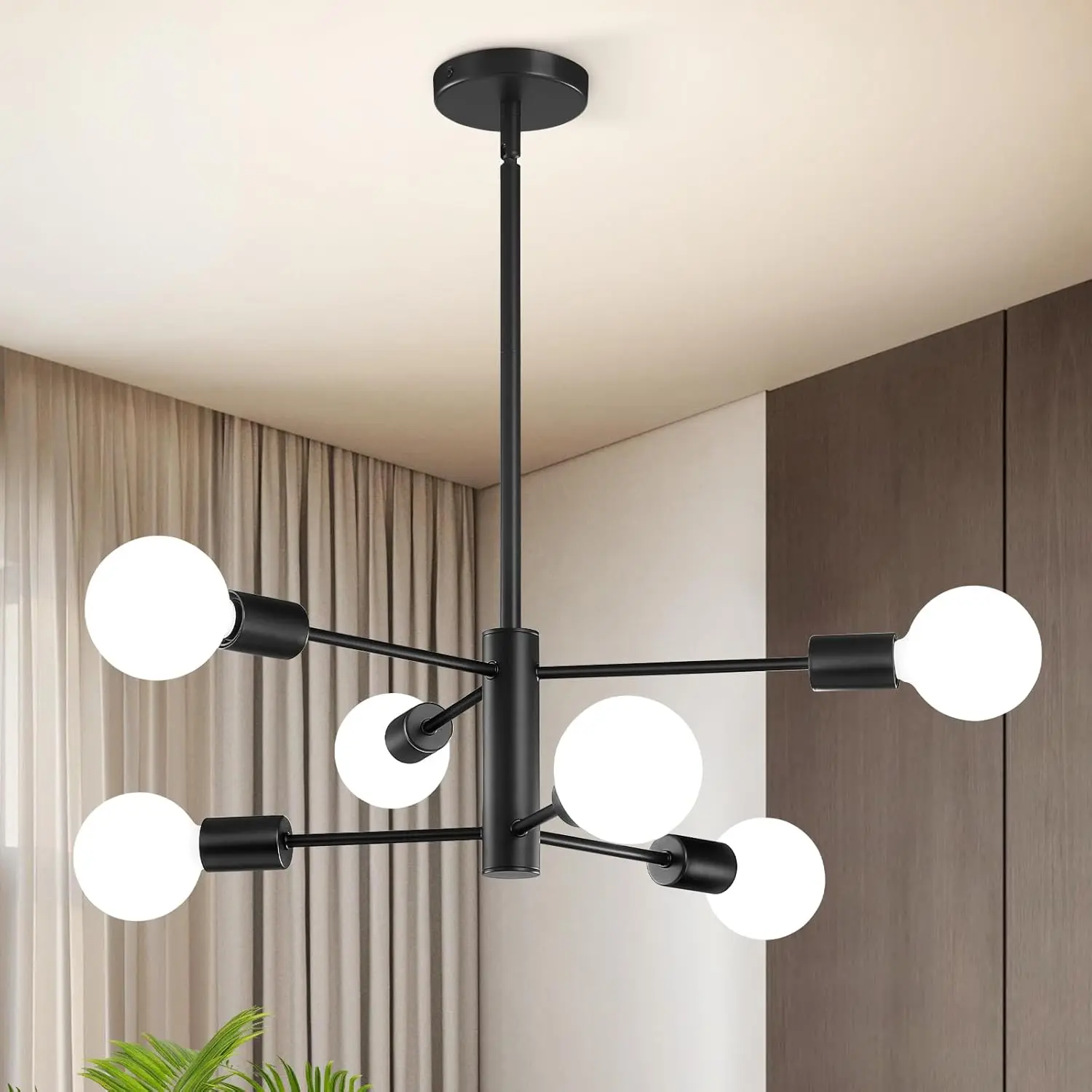 6 Lights Sputnik Dining Room Chandelier - Image 7