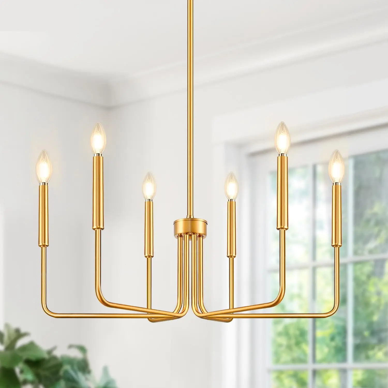 6 Lights Vintage Dining Room Chandelier - Image 6