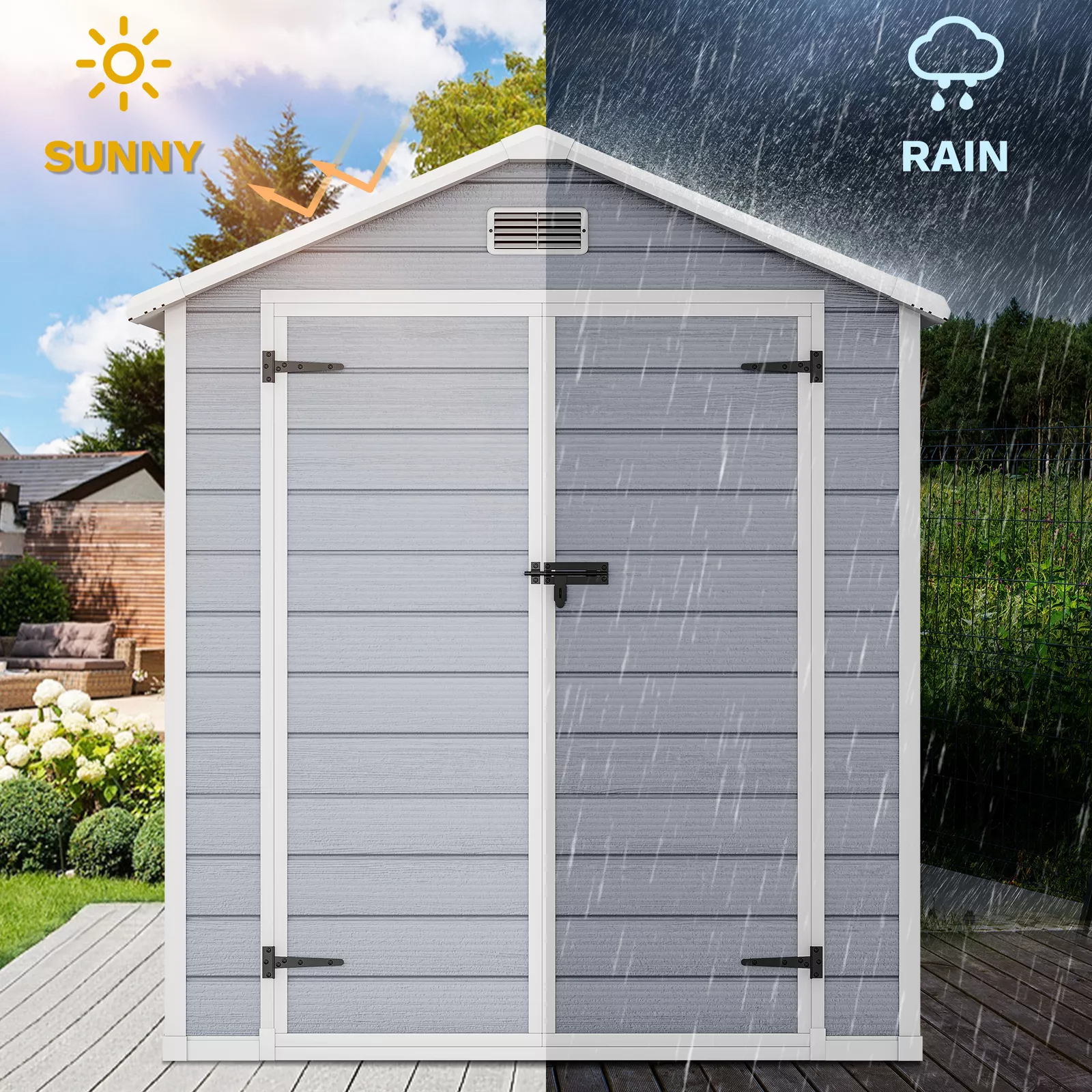 6x3 Outdoor Utility Storage Shed - Image 3