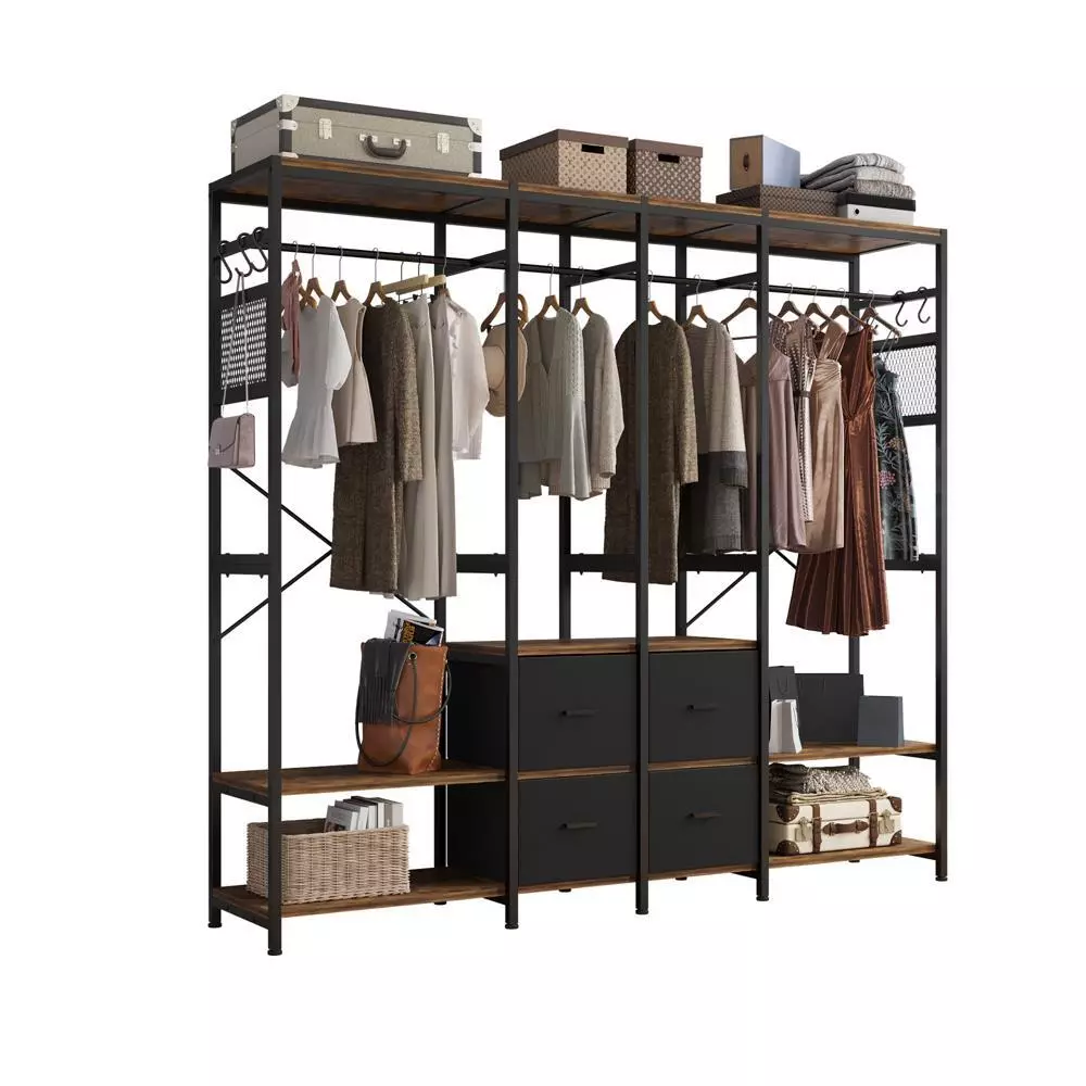 78" Heavy Duty Wardrobe Clothes Rack - Image 2