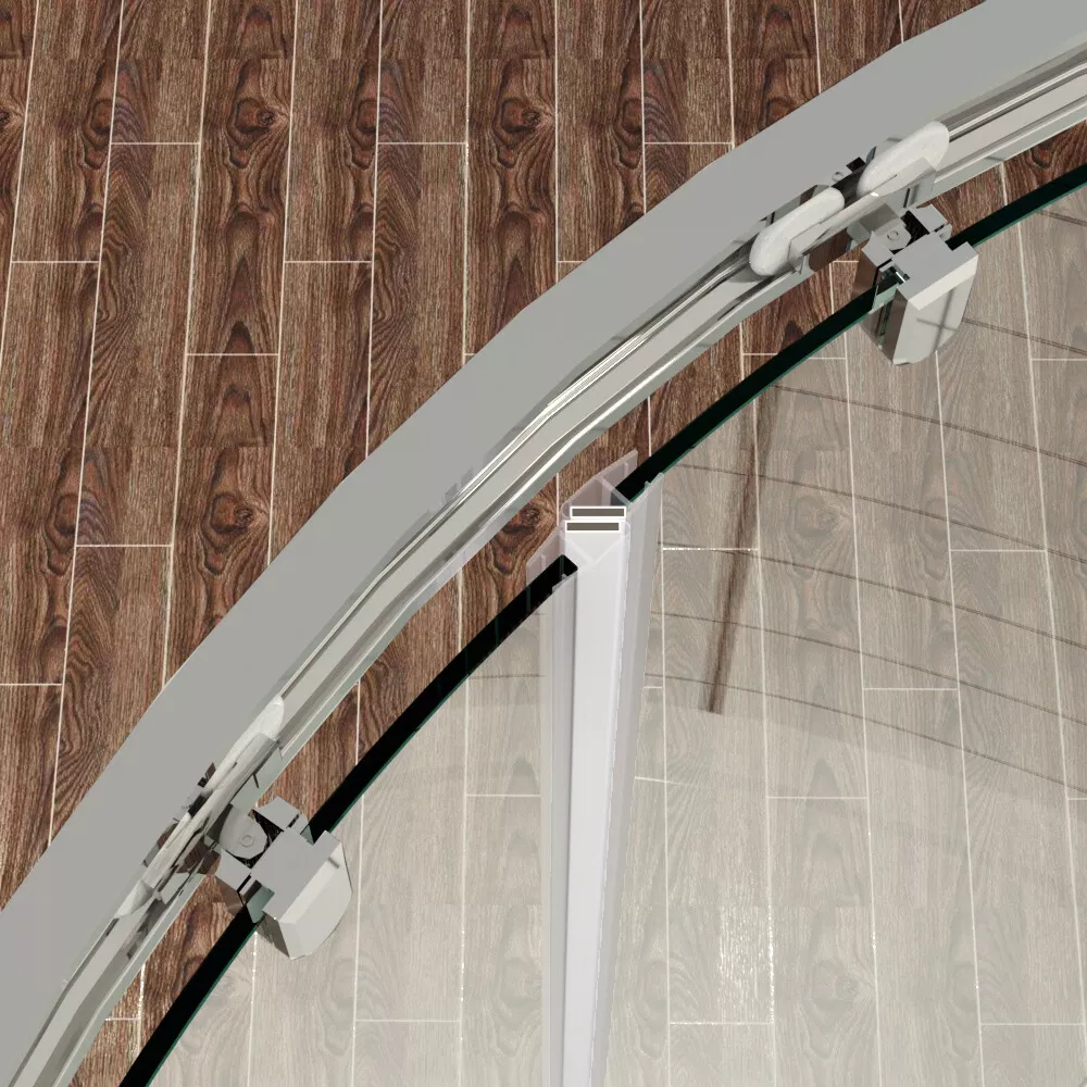 900x900mm Quadrant Shower Sliding Door Enclosure - Image 8