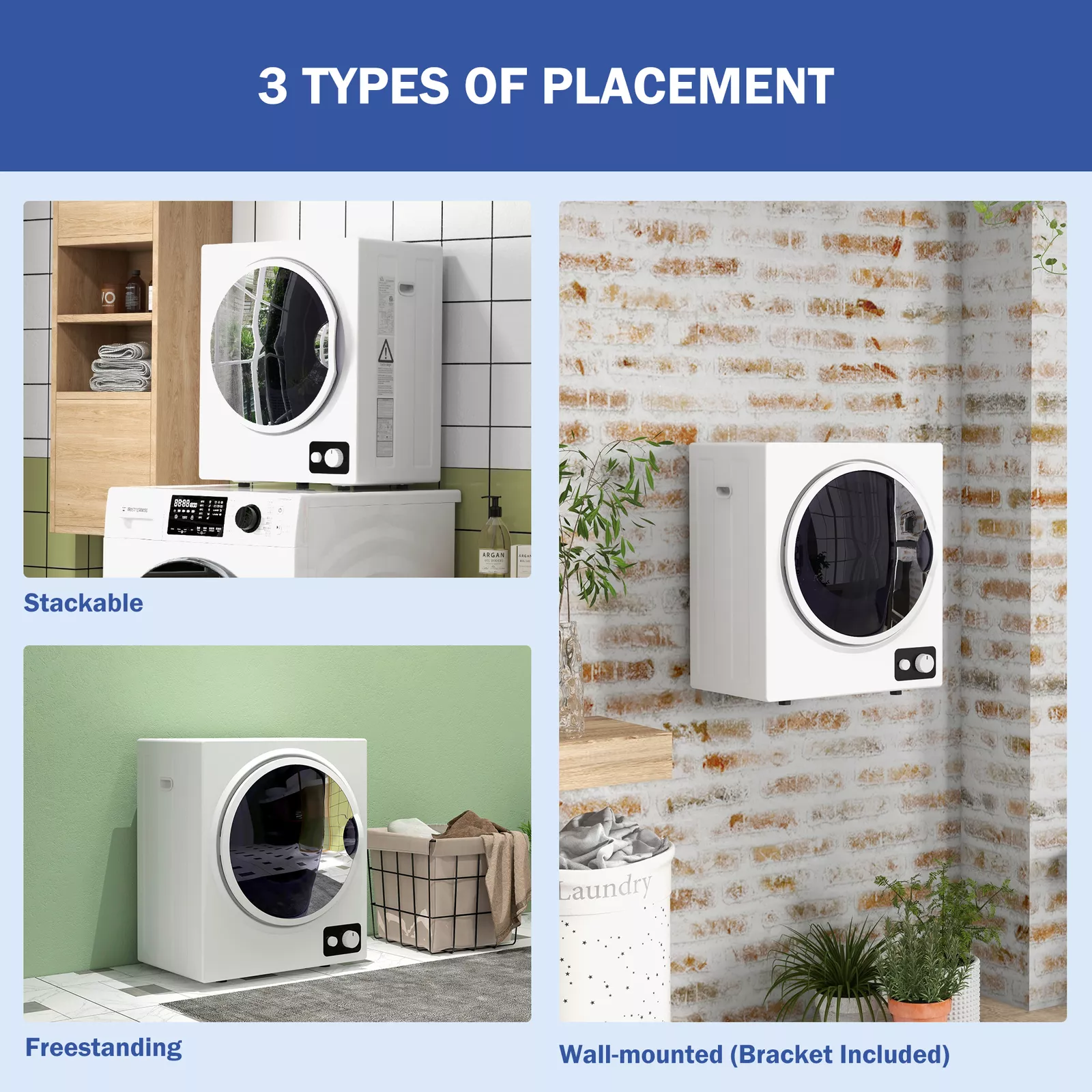 9lbs Portable Tumble Dryer Machine - Image 5