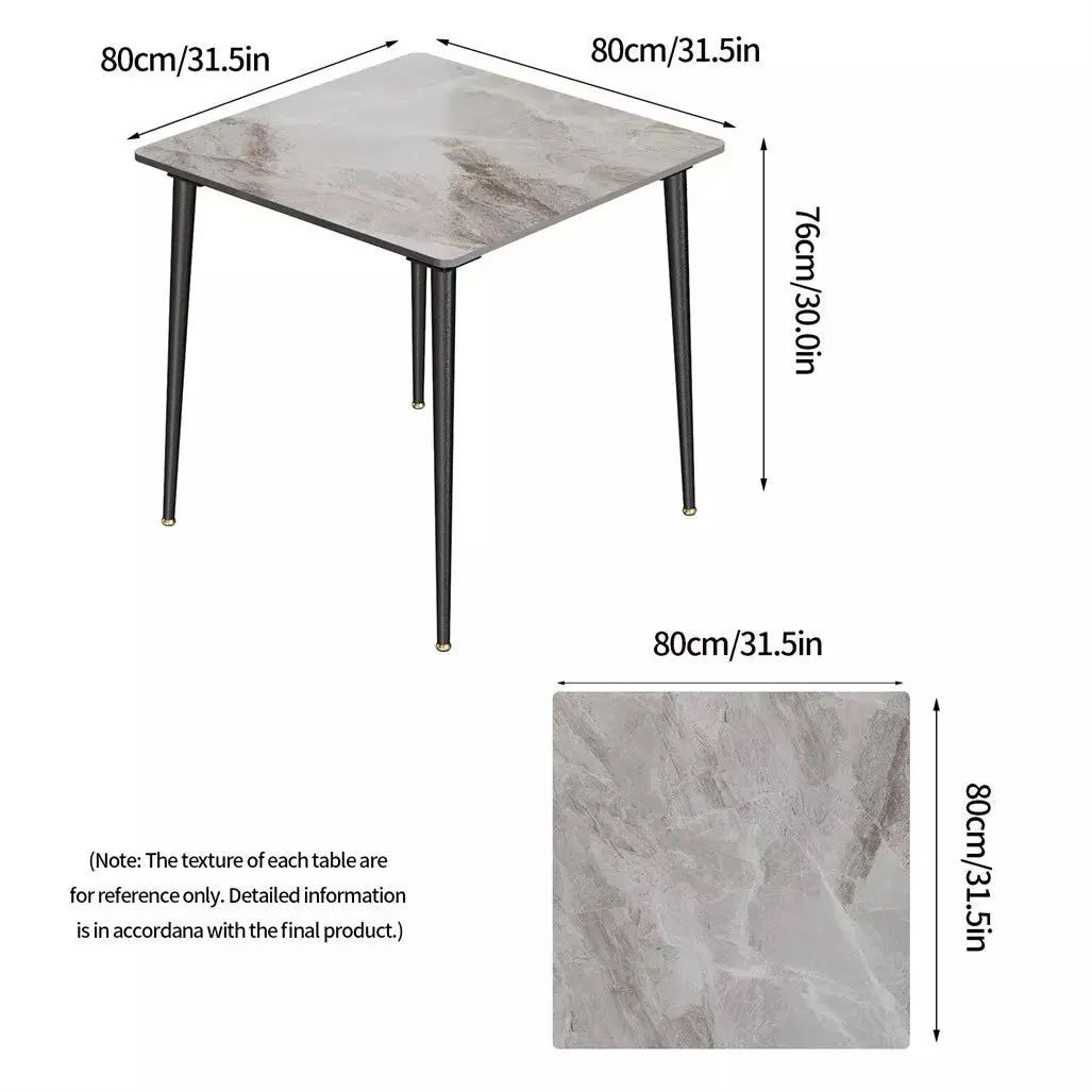 Abdur Marble Square Dining Table For 4 - Image 12