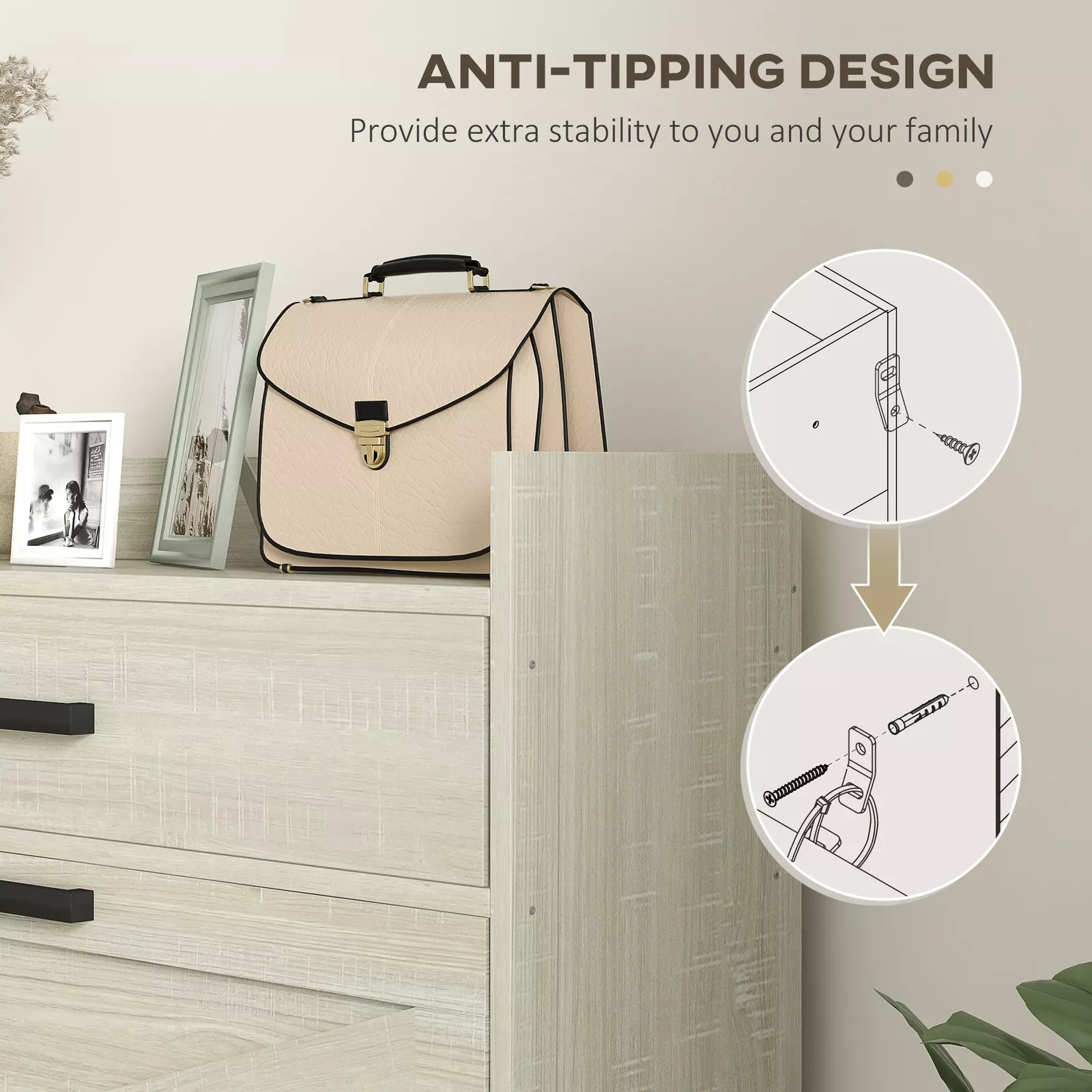 Adele Narrow Entryway Shoe Cabinet - Image 7