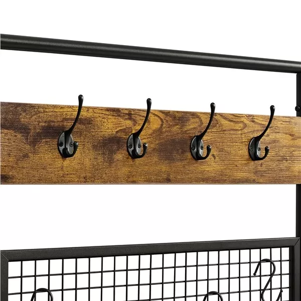 Aimee Coat Stand With Shoe Rack - Image 3